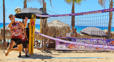 Στην 3η θέση στο τουρνουά ποδοβόλεϊ της Καβάλας οι Μαργαρίτης – Ιωαννίδης (pics)