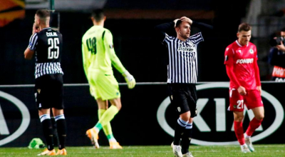 Κόλλησε στην ισοπαλία ο ΠΑΟΚ