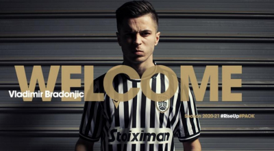 Παίκτης του ΠΑΟΚ ο Μπράντονιτς