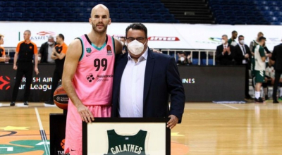 Βράβευσε τον Νικ Καλάθη o Παναθηναϊκός