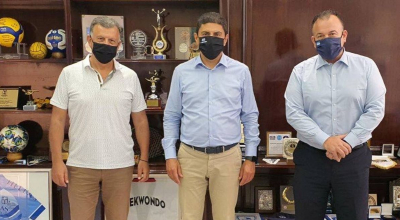 Συνάντηση Νικηταρά και Αυγενάκη με κυρίαρχο θέμα το κολυμβητήριο και η συνάντηση με κορυφαίο στέλεχος της Aegean Airlines