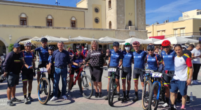 Οι απονομές των Αγώνες Εliminator στην πλατεία Ελευθερίας σήμαναν τη λήξη του Παγκόσμιου Κυπέλλου Ορεινής Ποδηλασίας στην Κω