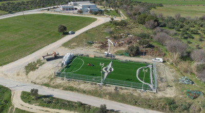 Παναγιώτης Χατζηχριστοφής: «Ολοκληρώθηκε η ανακατασκευή του γηπέδου 5X5 στην Καρδάμαινα, στολίδι για το νησί μας»