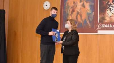 Ορκίστηκε και πήρε το πτυχίο του απ’ τα ΤΕΦΑΑ Κομοτηνής ο Φραντζέσκος Χρήστου