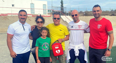 Αντίμαχος: «Ευχαριστούμε τον Παναγιώτη Τάλλαρο που είχε μεριμνήσει για τον απινιδωτή»