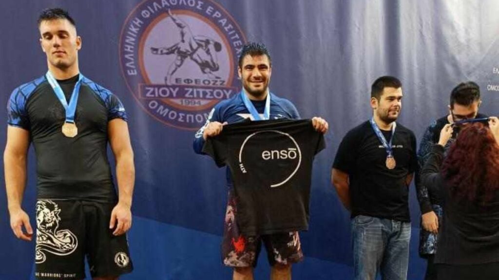 Πρώτος στο Πανελλήνιο πρωτάθλημα jiu-jitsu no gi o Μπάμπης Παπαδόπουλος