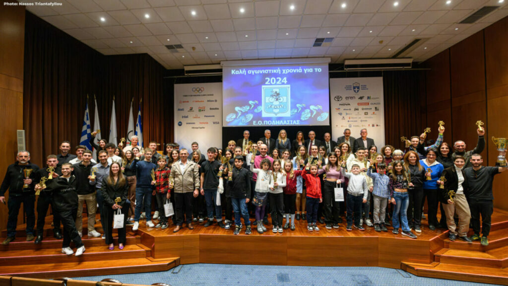 Βραβεύτηκαν αθλητές του Κωακού Ομίλου Ποδηλασίας, του Ασκληπιού και του ΠΟΚ, στο Μέγαρο της Ελληνικής Ολυμπιακής Επιτροπής