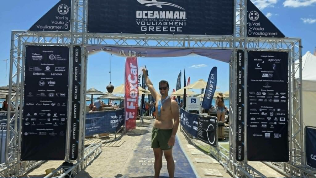 στον τελικό του Παγκοσμίου Πρωταθλήματος «Oceanman» ο Γλυνάτσης